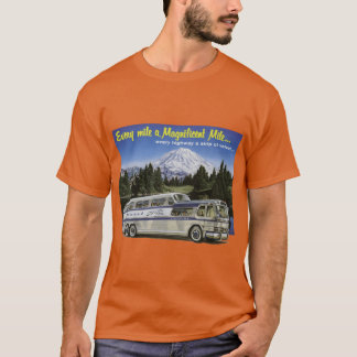 The Big Bus 1950s Äventyr Börjar Här retro T Shirt