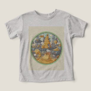The Big Cheese Factory – Whimsical Mice & Fondue F T Shirt