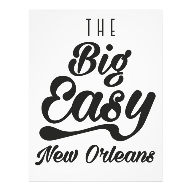 The Big Easy New Orleans Fototryck (Framsidan)