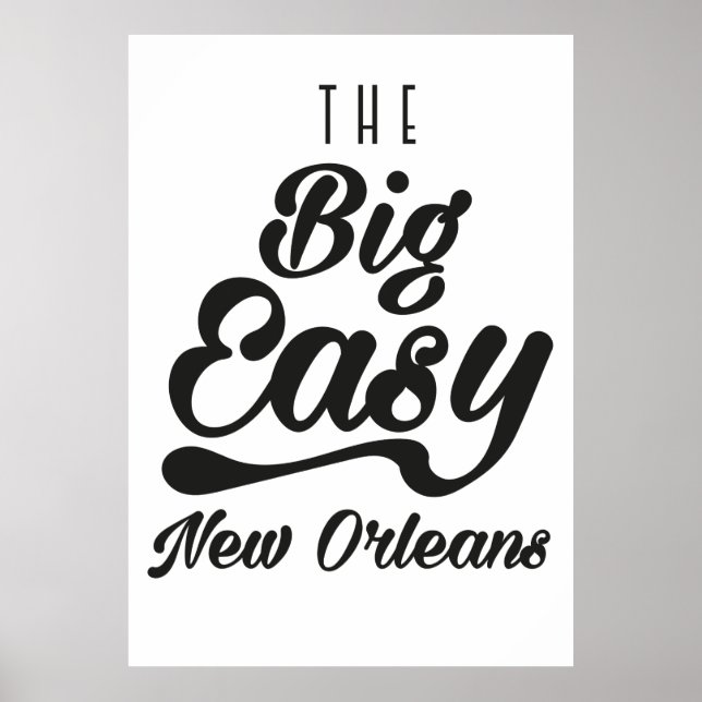 The Big Easy New Orleans Poster (Framsidan)