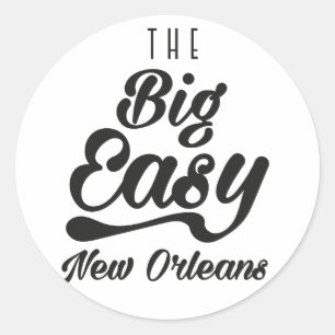 The Big Easy New Orleans Runt Klistermärke
