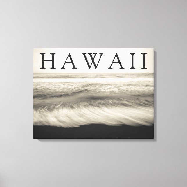 The Big Island Beach Hawaii Canvastryck (Framsida)