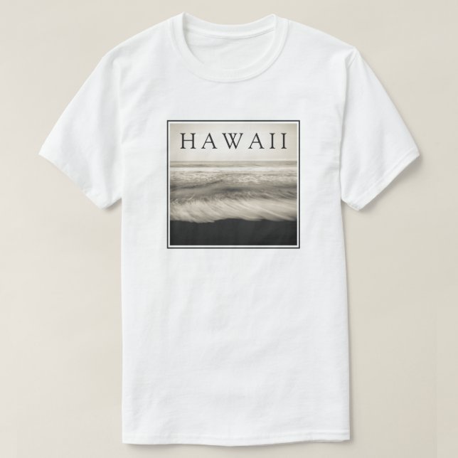 The Big Island Beach Hawaii T Shirt (Design framsida)