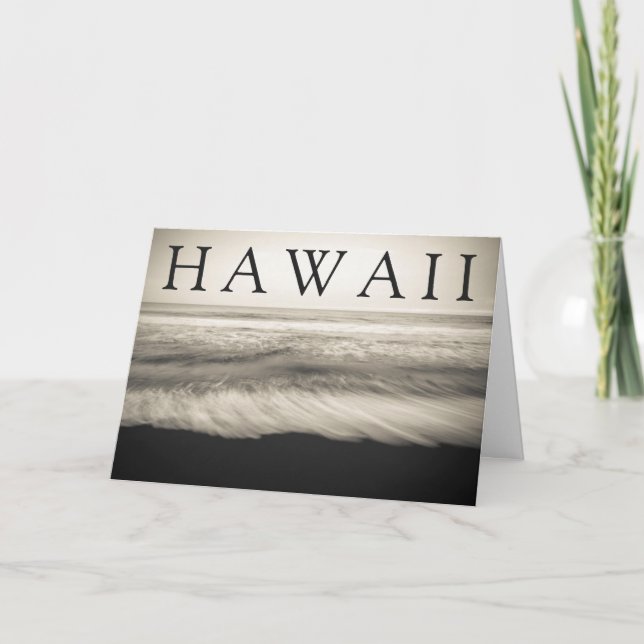 The Big Island Beach Hawaii | Tack Kort (Framsida)