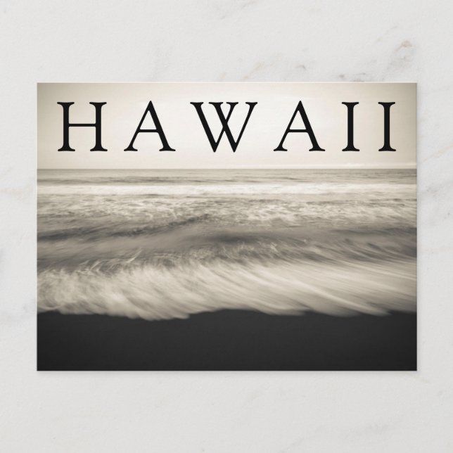 The Big Island Strand Hawaii Vykort (Framsida)