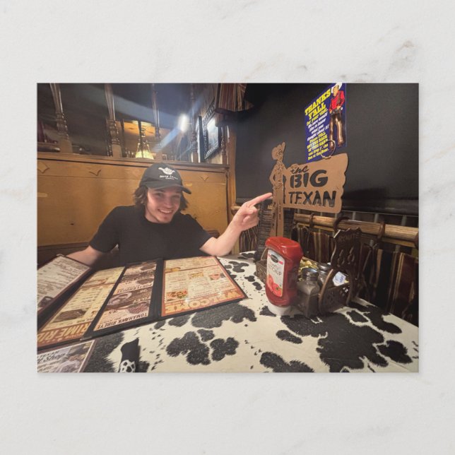 The Big Texan Steak Ranch Vykort (Framsida)