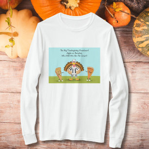 The Big Thanksgiving Showdown Pumpa och Äpple T Shirt