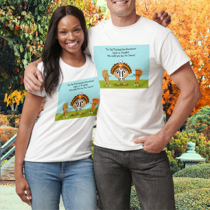 The Big Thanksgiving Showdown Pumpa och Äpple T Shirt