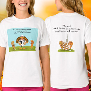 The Big Thanksgiving Showdown Pumpa och Äpple T Shirt