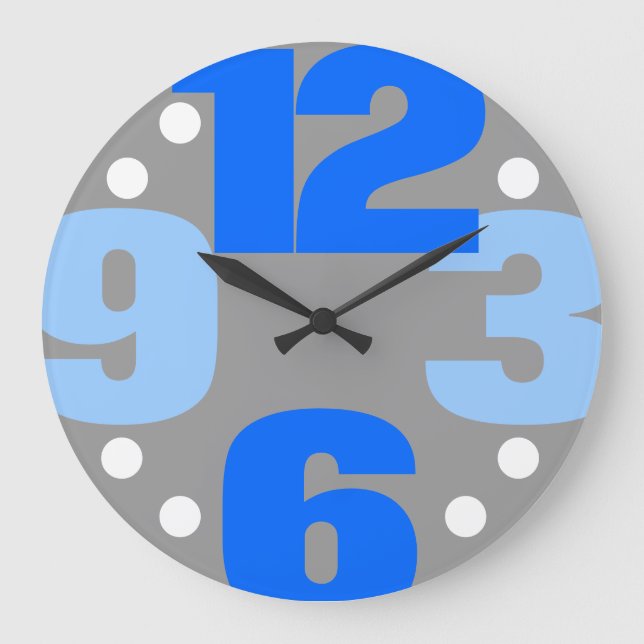 The Big Time - blå Stor Klocka (Framsida)