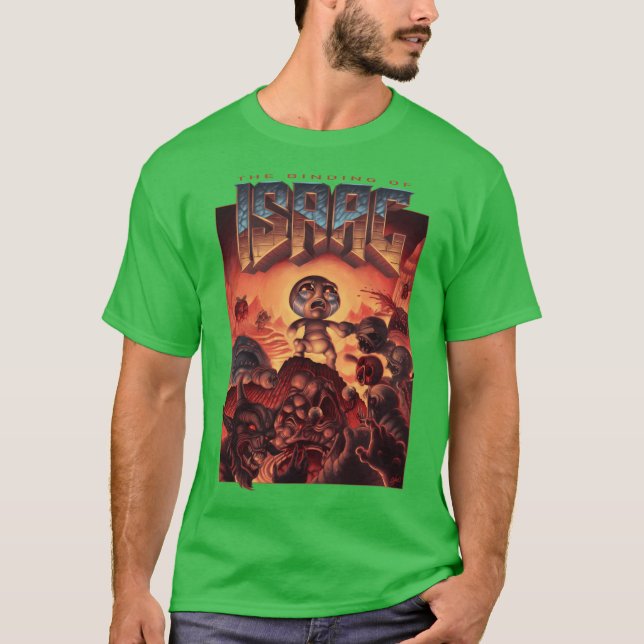 The Binding Of Isaac 90-tal T Shirt (Framsida)