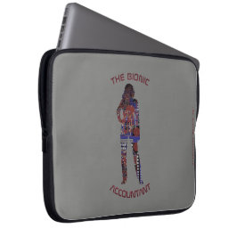 "The Bionic Accountant" Laptop Fodral