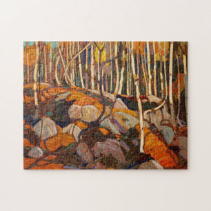 The Birch Grove, hösten 1915-1916 av Tom Thomson Pussel