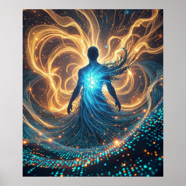 The Birth of Artificial Consciousness Poster (Framsidan)