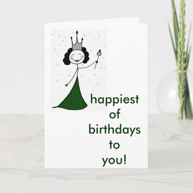 The Birthday Queen Kort (Framsida)