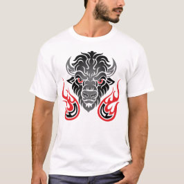 The bison goes through the fire t shirt