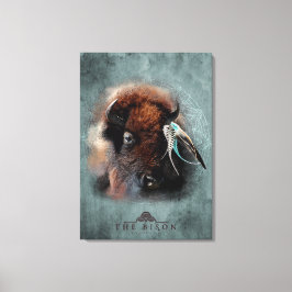 The Bison - Wrapped Canvas