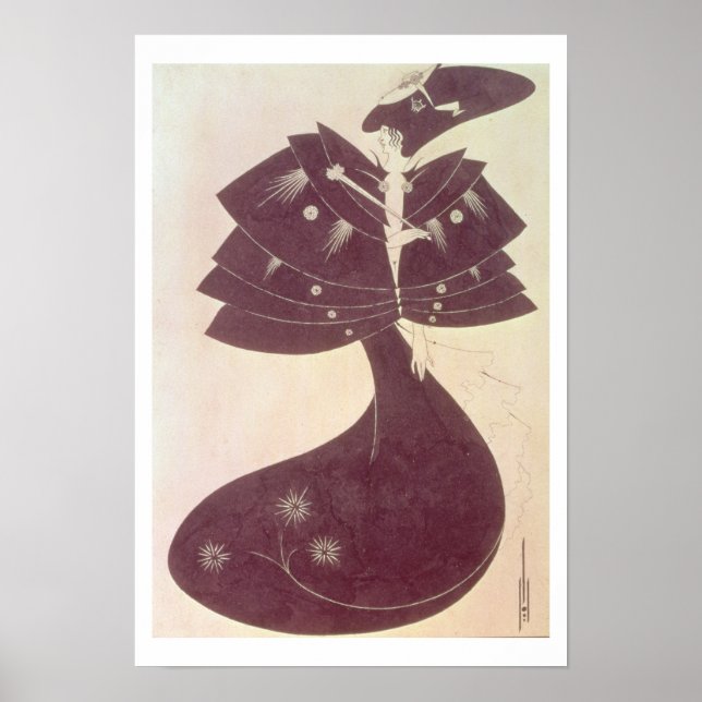 The Black Cape, illustration för den engelska diss Poster (Framsidan)