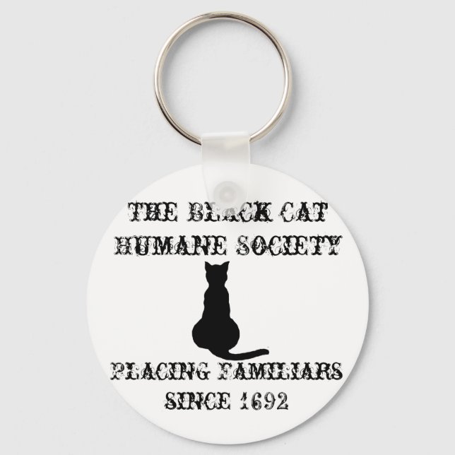The Black Cat Humane Society Nyckelring (Framsida)