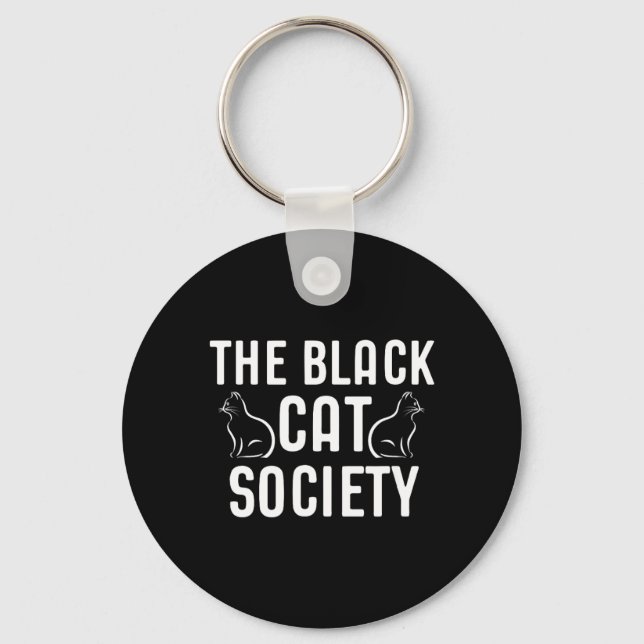 The Black Cat Society Present Nyckelring (Framsida)
