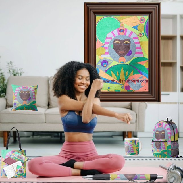 The Black Empress Jumbo Mugg (Get the full "Black Empress" collection at https://bit.ly/Journey2Kamitology.)