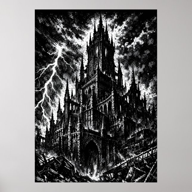 The Black Fortress av BurnsInHell Poster (Framsidan)