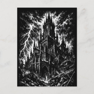 The Black Fortress av BurnsInHell Vykort