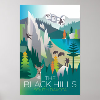 The Black Hills, South Dakota Tryck