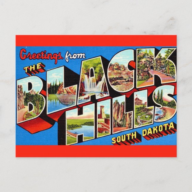 The Black Hills Välkomst vykort (Framsida)