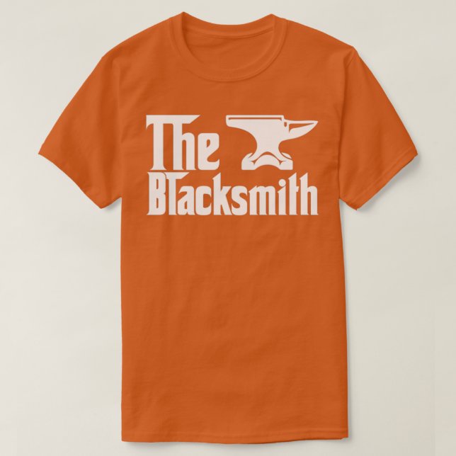 The blacksmith job gifts for father T Shirt (Design framsida)