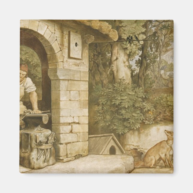The Blacksmith of Ruhla, 1854-55 Magnet (Framsidan)