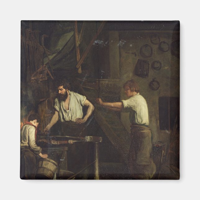 The Blacksmiths, Memory of Treport, 1857 Magnet (Framsidan)