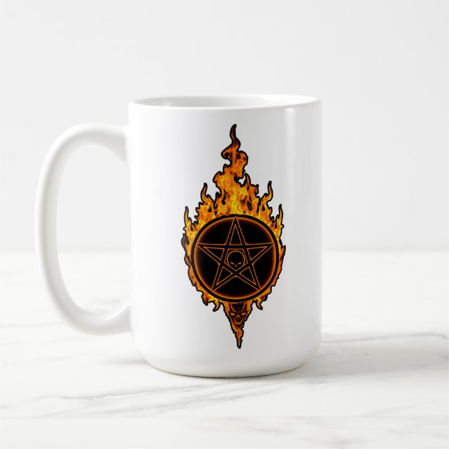 The Blazing Pentagram Kaffemugg (Vänster)