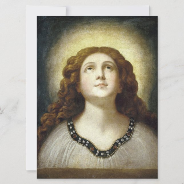 The Blessed Soul (Angelic Young Religious Woman) Kort (Framsida)