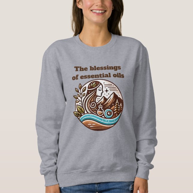 The blessings of essential oils t shirt (Framsida)