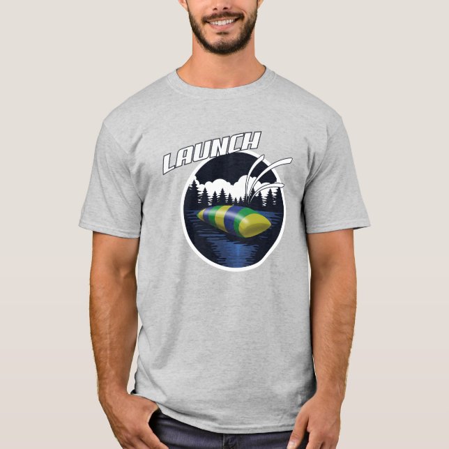 The Blob: Uppskjutning T Shirt (Framsida)