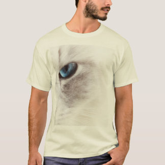 The blue eye of the cat t shirt