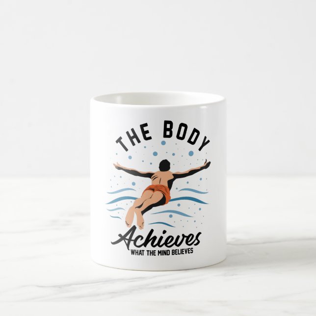 The Body Achieves What the Mind - Summer Time Kaffemugg (Center)