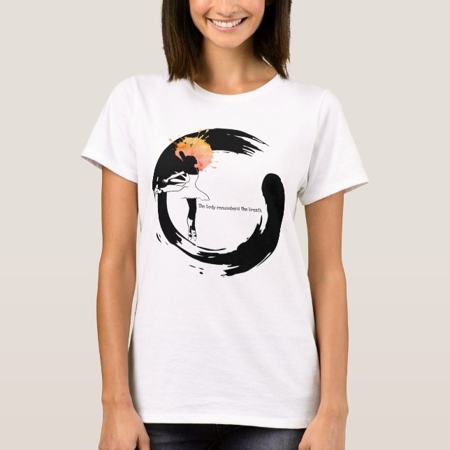 The Body Remembers the Breathe Zen Ballet Tee (Framsida)