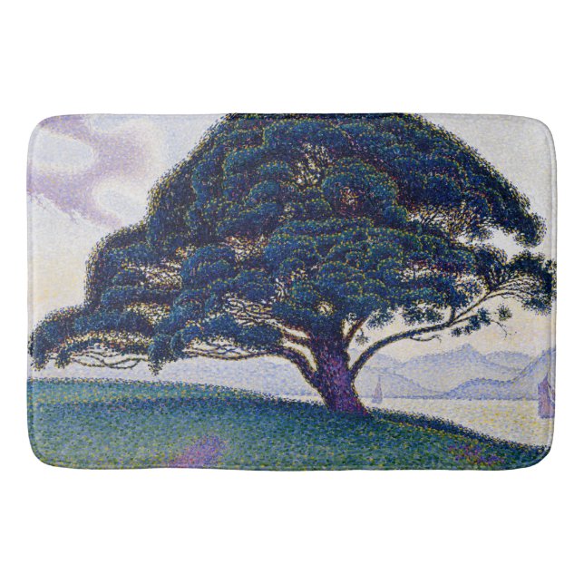 The Bonaventure Pine, Oil Painting, Paul Signac Badrumsmatta (Framsidan)