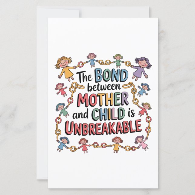 The Bond Between Mother And Child Is Unbreakable (Framsida)