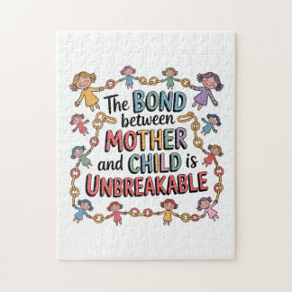The Bond Between Mother And Child Is Unbreakable Pussel