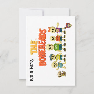 The Boneheads™ Parti Inbjudningar