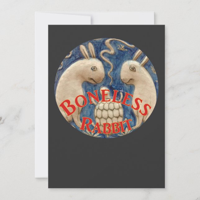 The Boneless Rabbit Europeiska Resor Inbjudningar (Framsida)