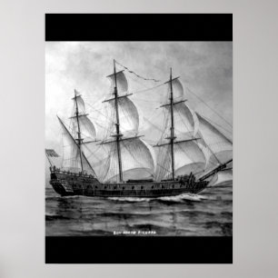 The Bonhomme Richard, 1779_Krig Image Poster