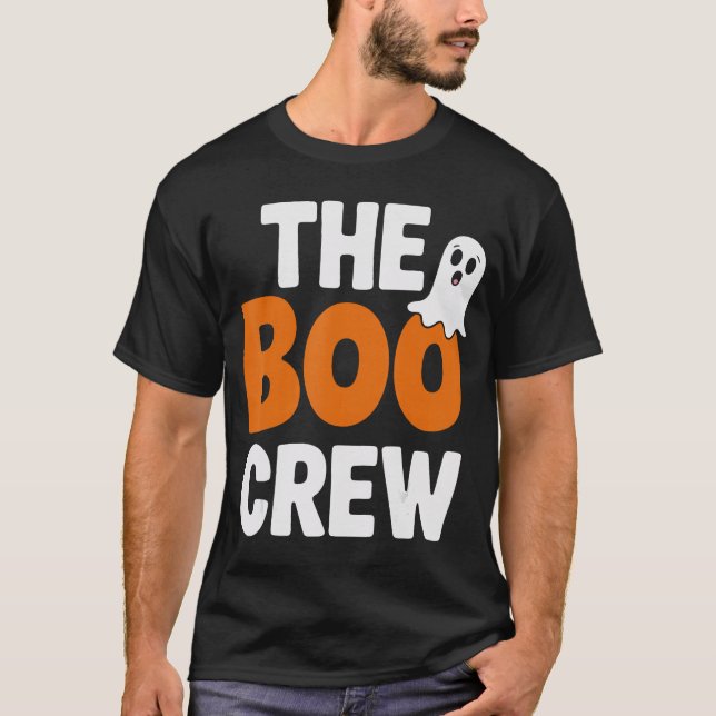 The Boo Crew Family Costume Group Halloween T Shirt (Framsida)