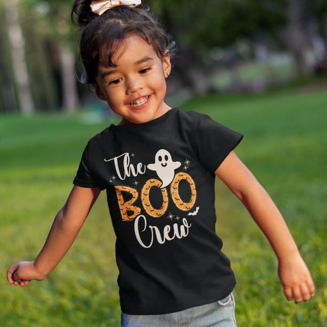 The Boo Crew, Fun Halloween Kids T Shirt (Skapare uppladdad)