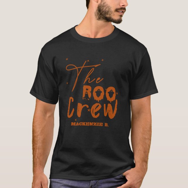 The Boo Crew Halloween Boo Herr T-shirt (Framsida)
