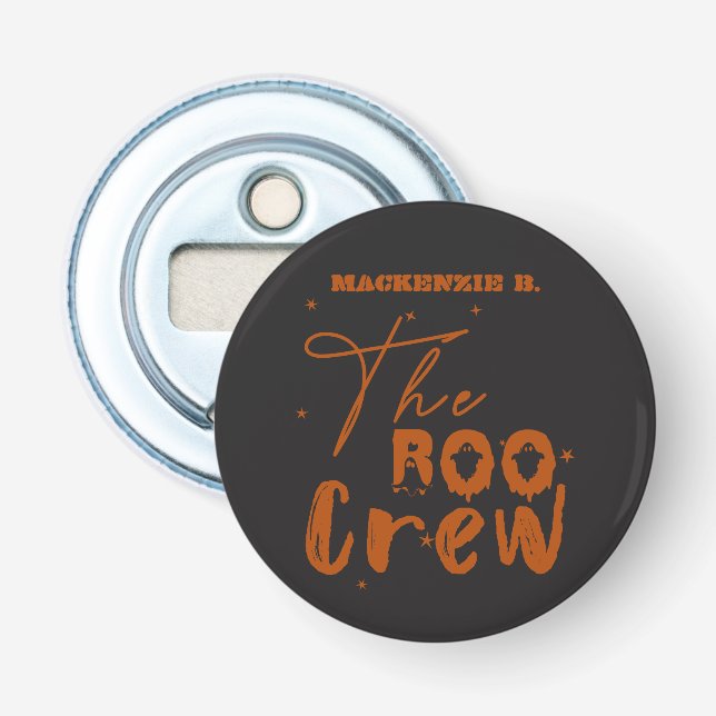 The Boo Crew Halloween Boo Knapp Flasköppnare (Framsidan)