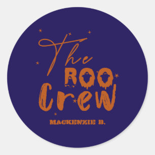The Boo Crew Halloween Boo Runt Klistermärke